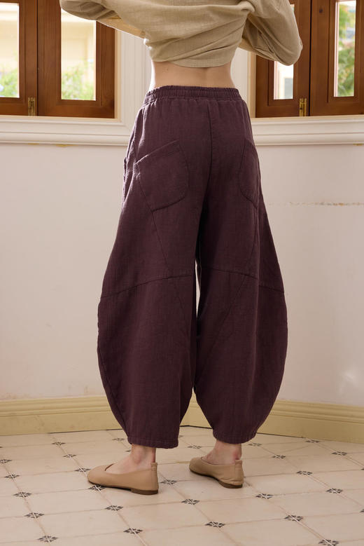 2024秋冬新款禅修灯笼加绒裤——清锦 商品图5