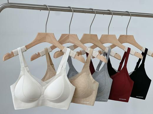 原单，viv法式坑条微塑提拉软支撑文胸 商品图0