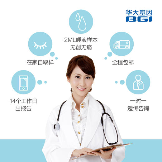 【基因检测·遗传性肿瘤基因检测】 （男10种/女11种） 预知风险 防范未然 商品图3