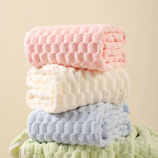 洁丽雅毛巾成人家用吸水不掉毛洗澡用情侣珊瑚绒大面巾洗脸毛巾女 商品图4