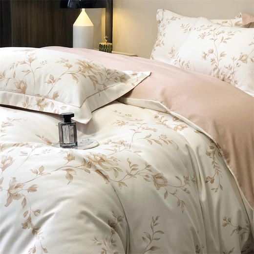 自然醒秋冬款环保纯棉磨毛四件套床单被套枕套床上用品秋冬四季通用套件KY 商品图11