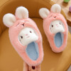 【立体卡通造型 舒适保暖防滑】儿童棉拖鞋冬季男童宝宝棉鞋可爱卡通女孩室内防滑小孩居家毛拖鞋 商品缩略图1