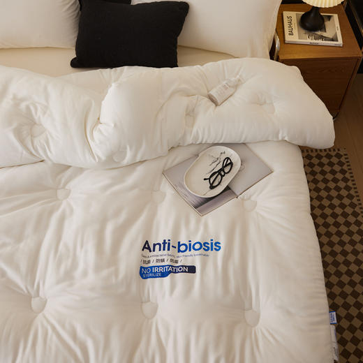 自然醒 AnTi  biosis A类控温抑菌被莫代尔整张防螨低敏纤维被单双人春秋被加厚保暖冬被芯LFS 商品图4