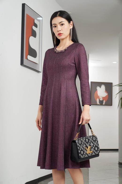 齐紫色连衣裙HJ3S97 商品图2