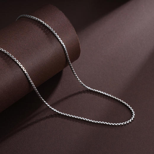 子佩集S925银仿古项链【YFXL038-24】纯银素银2409 商品图1
