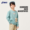 【商城同款】ASICS/亚瑟士童装秋季长袖拼接卫衣童趣印花2024新品 商品缩略图0