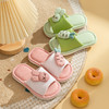 【15款！可爱简约 透气舒适】可爱风亲子拖鞋家居室内地板拖鞋儿童防滑防汗女童亚麻拖 商品缩略图3