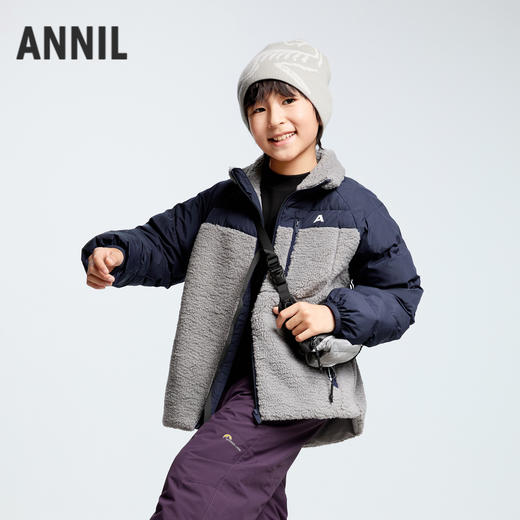 男女童短款棉衣冬季新款安奈儿童装EM445612 商品图2