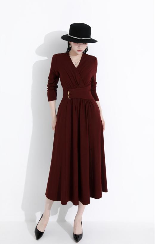 朱樱色连衣裙HJ3S85 商品图0