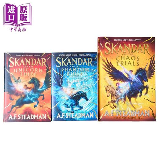 预售 【中商原版】斯坎达系列1-3套装 平装 The Skandar series 英文原版 A F Steadman 畅销青少年奇幻文学成长魔幻 商品图2