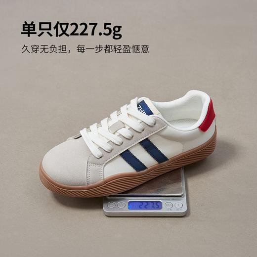 ZHR则则德训鞋女2024春秋新款百搭小白鞋平底复古阿甘鞋休闲板鞋 商品图5