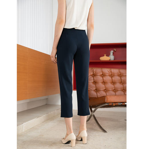 司歌面膜裤七分锥形裤修身显瘦显高D901247X 商品图3