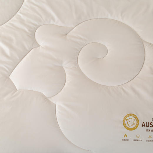 自然醒A类澳洲进口羊毛被高端母婴级100纯羊毛保暖冬被被芯加厚澳毛被子LFS 商品图13