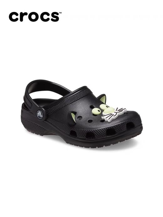 【新品上市】6楼卡骆驰CROCS经典夜光黑猫小Clog T，吊牌价399元，现价399元 商品图1