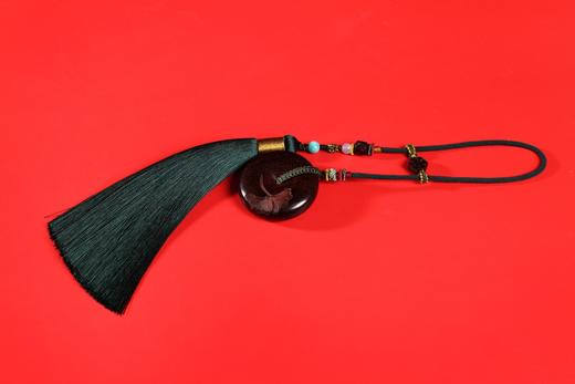 GJXJ0100-1°释然/紫檀平安扣挂件 商品图4