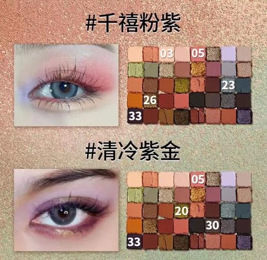 NYX ProfessionalMakeup·NYX40色眼影盘乌托邦大地色美拉德风闪粉眼妆 商品图3