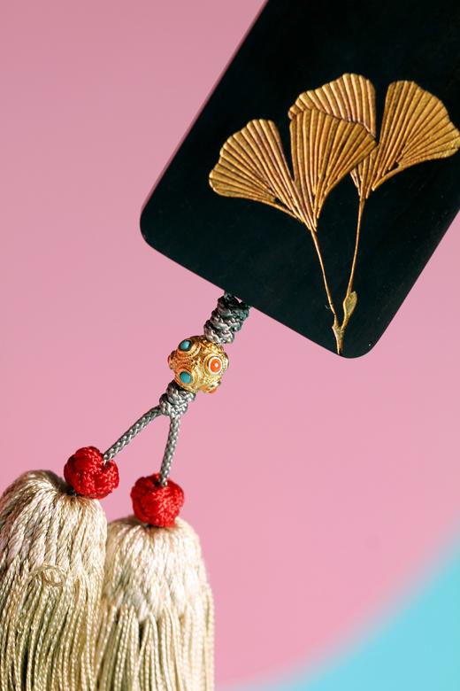 GJXJ0154°杏叶牌/挂件 商品图4