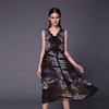 【伯妮斯茵】162S180--黑色连衣裙--麦田与太阳--《生命之美-梵高的花园》 商品缩略图5