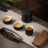 【精选】岸纾 同心圆经典高端黑陶旅行茶具套装 设计师原创设计款 商品缩略图0