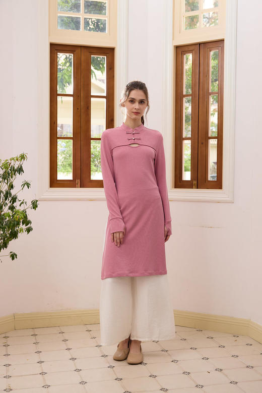 2024秋冬新款禅修上衣——S宛静 商品图2