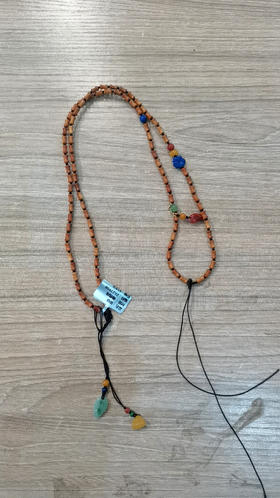 Z623Y08°竹节项链挂饰