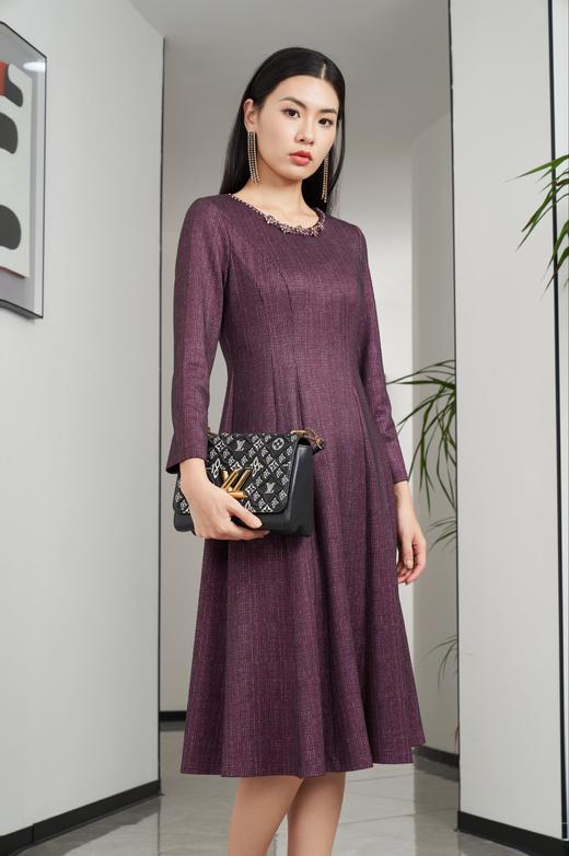 齐紫色连衣裙HJ3S97 商品图3