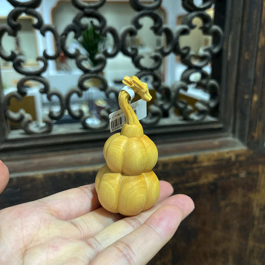 南瓜葫芦°黄杨木小摆件/把件 商品图0