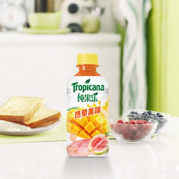 百事可乐纯果乐 热带美味330ml*12瓶水果饮料 小瓶便携 商品图1