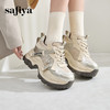 Safiya/索菲娅2024冬潮酷厚底隐形内增高小个子轻便透气运动老爹鞋 SF44112056/SF43112056 商品缩略图8