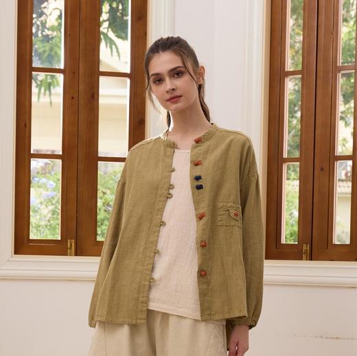 2024秋冬新款禅修设计休闲外套——淑忆 商品图1