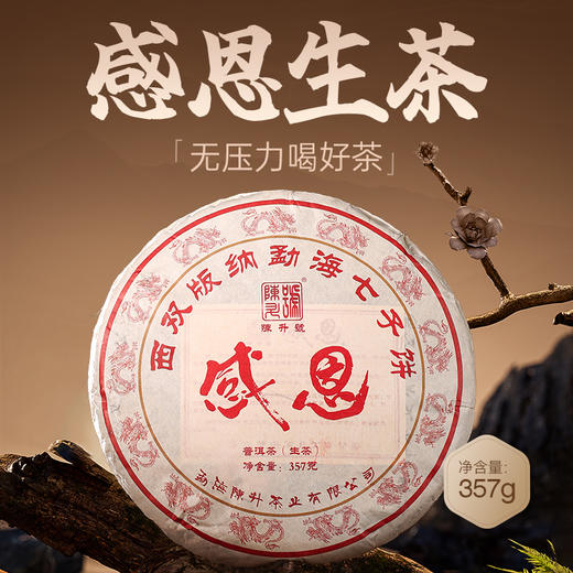 陈升号 2024年感恩357g（生茶） 商品图0