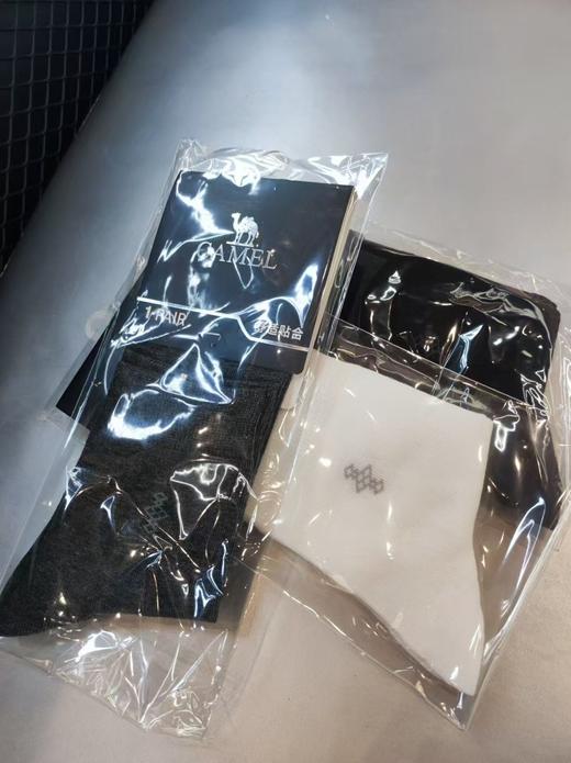 骆驼棉袜子男中帮不臭脚 抗菌防臭抗起球 商品图1