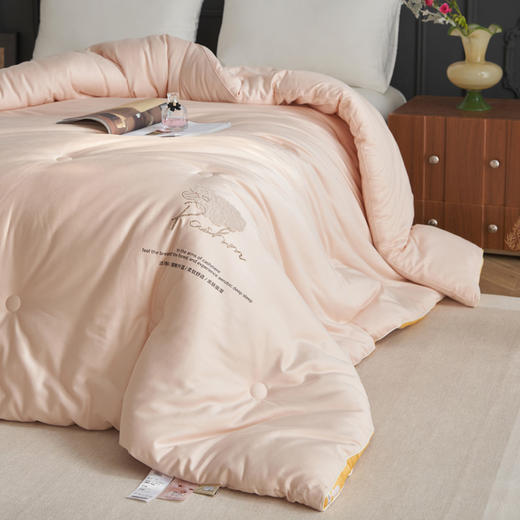 自然醒A类有氧羊绒抗菌冬被柔软保暖加厚被芯家用双人被LFS 商品图3