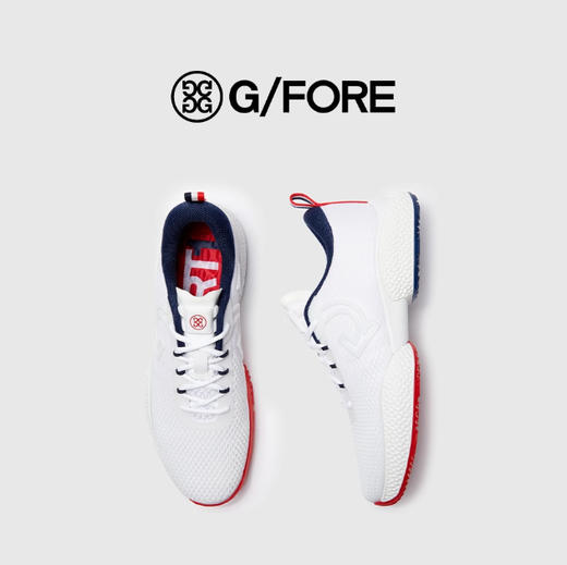 【断码】G/FORE  QRT1系列时尚雪白男式高尔夫鞋 商品图3