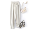 【特惠不退换】白色休闲裤女运动裤宽松香蕉裤卫裤秋季高腰莫代尔镰刀裤九分裤    WSFS-WS-606 商品缩略图1