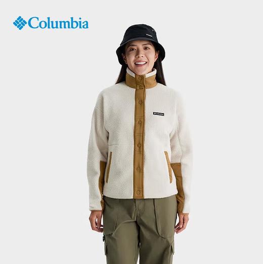 哥伦比亚女式立领休闲抓绒AR3793 商品图0
