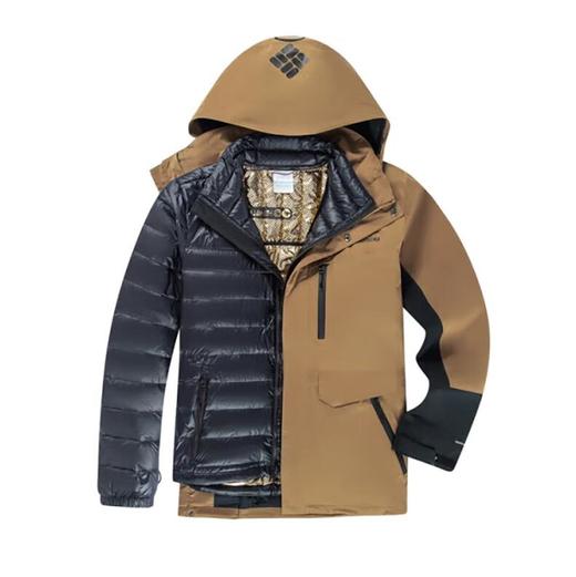 哥伦比亚男式羽绒内胆三合一外套WE9643 商品图1