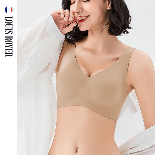 限时破价上新｜果冻软支撑｜法国LOUIS ROYER利蜂 3D感聚拢胸型轻乳内衣 商品图2