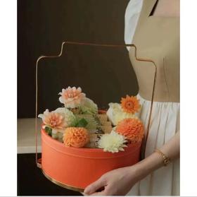 【中秋】心想事“橙”皮质提盒（下单满2套送卡片）