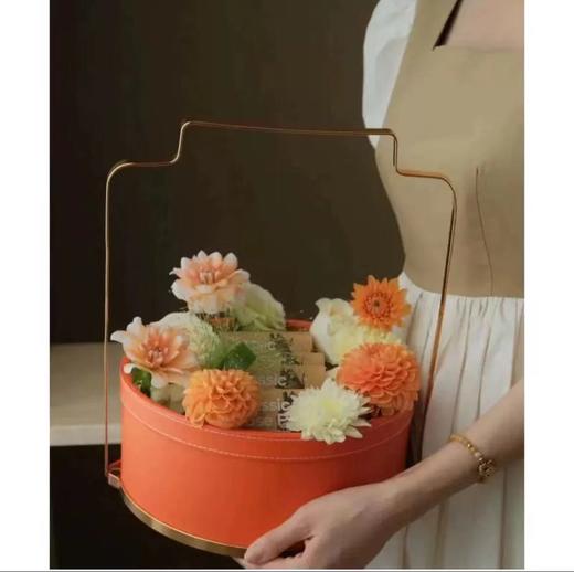 【中秋】心想事“橙”皮质提盒（下单满2套送卡片） 商品图0