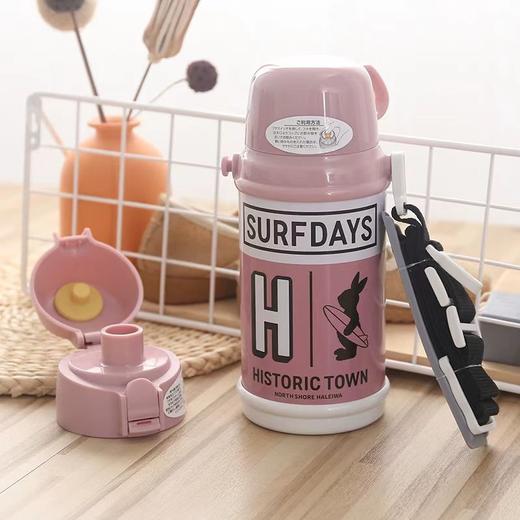 日本Haleiwa哈雷蛙双盖保温杯600ml 直饮盖＋中枢盖(三种颜色） 商品图2