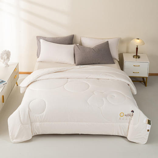 自然醒A类澳洲进口羊毛被高端母婴级100纯羊毛保暖冬被被芯加厚澳毛被子LFS 商品图0