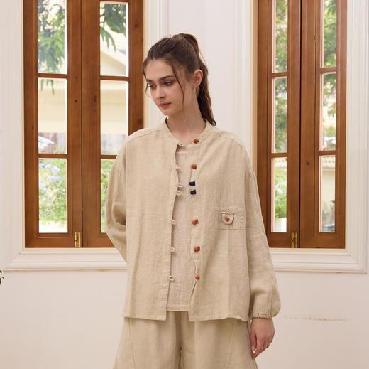 2024秋冬新款禅修设计休闲外套——淑忆 商品图4