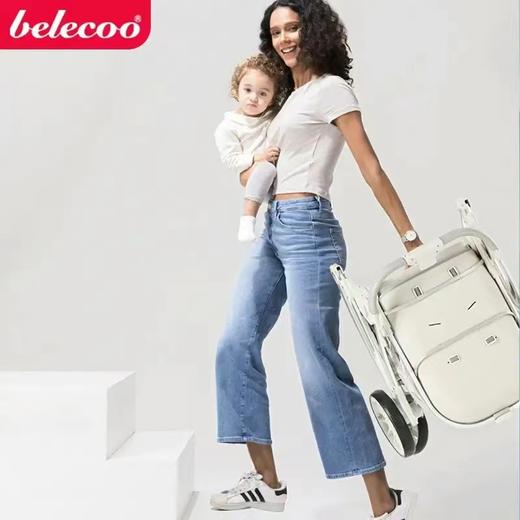 贝丽可 新生儿蛋壳座舱婴儿推车可坐可躺宝宝双向婴儿手推车高景观童车 商品图3