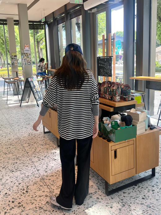 2409214   lulu坑条纹休闲长裤 商品图8