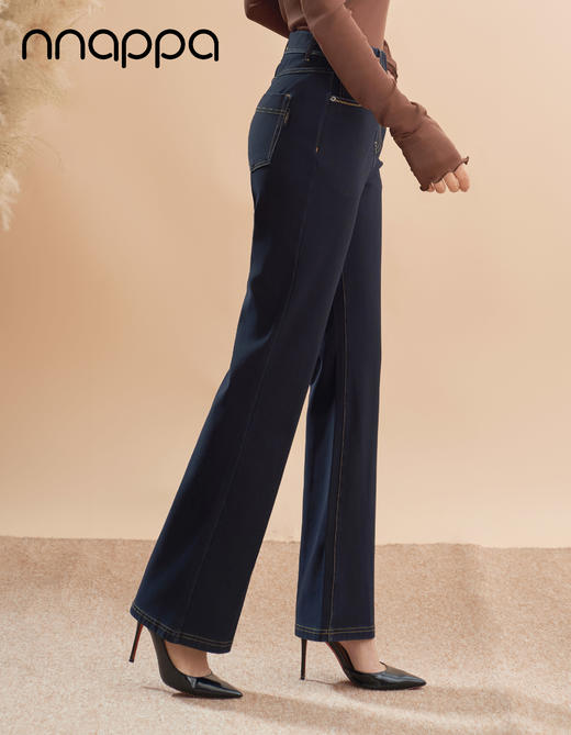 超细滑时尚绣花微喇牛仔裤PA29327 商品图2