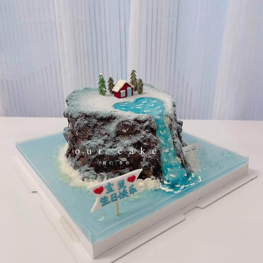 岛屿系列爱心岛/雪山/情侣蛋糕-低糖处理无添加 商品图7