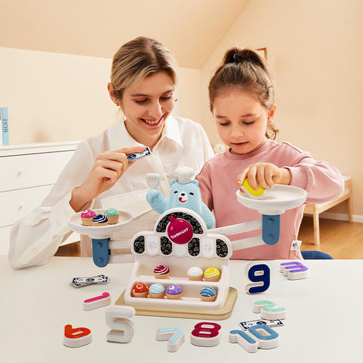 【小熊天平沉浸式数感训练】益智类 数学逻辑思维训练游戏 趣味教学 启蒙财商 商品图6