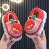 【软萌可爱风毛绒保暖棉拖鞋】儿童秋冬季男童女童橙子可爱防滑居家室内宝宝棉鞋 商品缩略图2