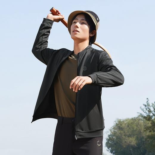 柒牌开衫卫衣男2024秋冬新款时尚潮流中青年宽松休闲百搭男士外套	127W70660 商品图1